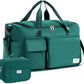 FIORETTO Women's Gym Duffle Bag with Shoes Compartment, 37L Capacity, Ideal for Travel, Gym, Sports, Duffel, Weekender