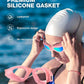 ZIONOR G1 Lite Swim Goggles with Swim Cap Comfortable Anti-fog Swimming Goggles Cap Set for Adult Men Women