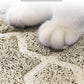 Yimobra Cat Litter Mat, 35.4"x23.6" Litter Box Mat with Litter Lock Mesh, Soft Cat Litter Mat Litter Trapping Mat, Easy to Clean, Non-Slip, Water Resistant, Litter Free Floors, Beige