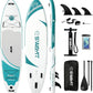 Inflatable Stand Up Paddle Board – Durable SUP for Adults & Youth,33" Wide Blow Up Paddle Board with Paddle, Pump, Backpack,Leash – All Around Stable for All Skill Levels, Carries up to 450 lbs