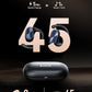 Open Ear Headphones, Bluetooth Wireless Open Ear Earbuds (0.3oz Lightweight) with 15mm Drivers, 45H Playtime, IPX5 for Sports, Fitness, Cycling, Running, Travel, Driving