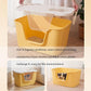 Vealind Cat Litter Box Lid with Clear Door Only Fit for Vealind XXL Cat Litter Pan, Top Entry Litter Box with Lid