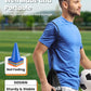 GHB Soccer Cones 7" 9" of 12 24 Pack Disc Soccer Sport Cones Training Field Marker Agility Cones for Basketball, Coaching, Practice Equipment Includes Drills Guide