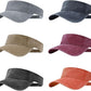 6Pack Sun Visor Adjustable Visor Hats for Women and Men Multicolor