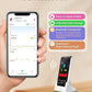 Pulse Oximeter Fingertip Infant Pulse Oximeter Overnight for Kids Handheld Blood Oxygen Saturation Monitor for SpO2 and Pulse Rate Continuous Infant Monitoring Baby Oxygen Monitor & Adult Finger Spot