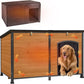 GUTINNEEN Dog House Insulated Outdoor Dog Kennel with Liner for Winter Extra Large