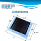 HQRP 6-Pack Aquarium Filter Compatible with Aqua-Tech for EZ-Change # 3 Filter Cartridge Fits Aqua-Tech 20-40 and 30-60 Power Filters
