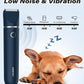 Casfuy Cordless Hair Trimmer, Low Noise Grooming Clipper for Dogs Cats & Small Pets, USB Rechargeable, Double Blades for Trimming Hair Around Paws, Eyes, Ears, Face, Rump