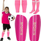 Soccer Shin Guards for Kids Adults, Toddler Shin Pads Set with Sleeves and Long Soccer Socks for Age 2-16 Boys & Girls, Youth &Men, Lightweight Soccer Equipment