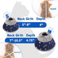 Cat Cone Collar Soft, Comfortable Cat Recovery Collar Pet Cone for Small Large Cats, Lightweight Elizabethan Collar for Cats Kittens After Surgery Prevent from Licking Wounds, Star, M
