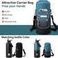 Insulated Water Bottle | Thickened Stainless Steel for Gym and Hiking with Straw, Carrier Bag, Handle Strap | BPA-Free 87 oz