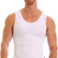 Insta Slim -Made in USA- Compression Tank-Top Shapewear for Men. Tummy Control Slimming Body-Shaper for Belly & Back Support
