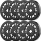 2 Inch Bumper Plates，10-500lbs，Barbell Rubber Olympic Weight Plates Set for Home Gym, Strength Training & Weight Lifting, Multiple Options Colors