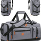 Gym Bag for Men and Women with Shoe & Laptop Compartment, 3-in-1 Sports Travel Duffel Bag Anti-Theft Weekender Carry-On Backpack for Airplane & Workout, Overnight Travel Bag,35L (Dark Grey, Medium)