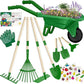 Kids Gardening Tools Outdoor Toys Set Backyard Play with Wheelbarrow Educational STEM Learning Pretend Toys Outdoor Indoor for Toddlers Kids Boys Girls