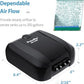Pawfly Aquarium Air Pump Oxygen Pump for 10-200 Gallon Fish Tanks Buckets Dual Outlet Adjustable Ultra Quiet Aerator Pump with Accessories