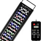 Advanced 7-Row LED Aquarium Light, Easy Setup Controller, Auto On Off Full Spectrum Fish Tank Light, 24/7 Lighting Cycle, 8 Colors, 10 Level Dimming, 40W for 30"-36" Freshwater Planted Tank