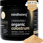 MINDHONEY Organic Colostrum | Premium Cacao Flavored Superfood Powder | Gut Health & Immunity, Skin & Hair, Anti-Aging, Performance & Recovery | Grass-Fed, Pasture-Raised | 30 Servings