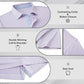 Golf Shirts for Men - Moisture Wicking Short Sleeve Performance Sport Casual Striped Collared Mens Polo Shirt