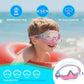 Swim Goggles for Kids 3-15 with Earplugs Large Frame Anti-Fog/UV Swimming Goggles for Boys Girls Toddler 2PCS