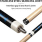 LOTKEY Pool Cue Set of 4-58 Inch 18~21 oz Canadian Maple Professional Billiard Cue Sticks, Pool Cue Stick with Extra 2 Pool Chalks, Pool Sticks for Adults, Durable, for Billiard Players