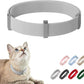 Safety Cat Collar Pro - U.S. IDA Gold Awarding Design, Elastic Quick Release Cat Collar with Buckle Non Breakaway - Lightweight for Kitten All Small Large Cats (Glacier Silver, M 7.9-15.7")