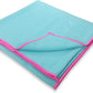 Flow Hydro Sport Towel - Microfiber Quick Dry Swimming Towels for Swim, Pool, Triathlon, and Other Water Sports in Medium, Large, Extra Large, and Hooded Sizes (Aqua, Medium (48" x 24"))
