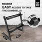 WF Athletic Supply 200Lb Dumbbell Set, 10-30Lb Dumbbell Set with Two-Tier Storage Rack for Muscle Toning, Strength Building & Weight Loss - Multiple Choices Available