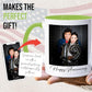 Ship Next Day Custom Mug Design Your Own Photo Text Personalized Picture Gifts for Women Men Customized Gifts Idea Personalized Coffee Mugs 15oz Light Green Handle