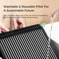Airdog X5 Pet Air Purifier – TPA Technology Up to 20X More Effective than HEPA, Ideal for Rooms Up to 1614 sqft - Washable Filter and Whisper Quiet