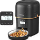 Automatic Cat Feeder - 2L Cat Food Dispenser, Timed Auto Pet Feeder with 180-day Battery Life, 1-6 Meals Per Day, 1-16 Portion, Desiccant Bag Keeps Dry Food Fresh, Also for Small Dogs