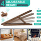 Dog Ramp, Adjustable Height Wooden Folding Pet Ramp for Bed, Couch,SUV-High Traction, Portable Paw Ramps for Small & Large Old Dogs & Cats - Furniture Quality