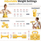 2-in-1 Adjustable Dumbbells Set, 4 Levels Weight Dumbbells Set for Women Men, Each 2.2/3.3/4.4/5.5lb Hand Weights with Kettlebell Form for Home Gym Exercise Training
