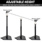 GoSports Baseball & Softball Batting Tees - Choose Jr. or Standard - Adjustable Rubber Hitting Tee