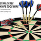 EVA Dartboard Surround Wall Protector, Sisal/Bristle Dartboard and 18g Steel Tip Darts Set Optional