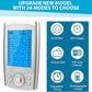 Belifu Dual Channel TENS EMS Unit 24 Modes Muscle Stimulator for Pain Relief Therapy, Electronic Pulse Massager Muscle Massager with 10 Pads, Dust-Proof Drawstring Storage Bag, Fastening Cable Ties