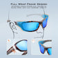 KastKing Hiwassee Polarized Sport Sunglasses for Men and Women, Wrap Sunglasses for Fishing Cycling and Running,UV Protection