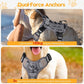 Heavy-Duty Tactical Dog Harness for Large Dogs, No Pull Adjustable Reflective Pet Vest with Molle System, K9 Military-Grade Control for Service Training, Outdoor & 10+ Breeds, Gray Camo, Small