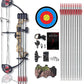 Compound Bow Archery for Youth and Beginner, Right Handed,19”-28” Draw Length,15-29 Lbs Draw Weight, 260 fps