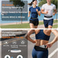 Running Belt for Women and Men, Adjustable Fanny Packs No Bounce Phone Holder for Running with Water Bottle & Headband, Waterproof Reflective Waist Packs for Runner Fits All Phones (M-Black)