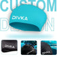 2-Pack Premium Quality Silicone Swim Caps for Women, Men, Teens & Adults – Medium Size – Stretchable & Durable, Includes Ear Plugs & Nose Clip, Extra Room for Long Hair, Non-Slip & Waterproof