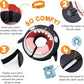 BENCMATE Inflatable Dog Cone Collar Alternative, Soft Dog Cone for Small Medium Large Dogs and Cats, Neck Recovery ECollar Donut Collar After Surgery (Large+, Orca)