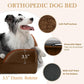 Comfort Expression Small Dog Beds Waterproof Cat Beds Orthopedic Foam Sofa Beds for Small Dogs Comfy Pet Bed with Washable Removable Cover & Non-Slip Bottom(XX-Small,Chocolate Brown)