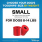 Dr Buzby's Small ToeGrips for Dogs - Instant Traction on Wood/Hardwood Floors - Anti Slip Relief - Grippers for Senior Dogs - Stop Sliding Instantly - Rubber Nails for Paws - 1 Pack (20 Grips)