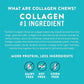 Collagen Rolls - 9" Collagen Rolls for Dogs - Long Lasting Healthy Joint Support - Rawhide Alternative - Skin & Coat Health - Made with Real Peanut Butter, Value Pack, 3 Bags, 9 Count