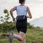 WATERFLY Fanny Pack Waist Bag: Hiking Water Bottle Holder with Strap Waist Pack for Women Men Hydration Hip Packs for Running Walking Traveling-Navy Blue