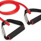Reebok Resistance Tube Full Body Workout, Warm-Up & Strength Training Resistance Bands with Handles, Non-Slip Stretch Bands for Exercise, Fitness Bands for Men & Women