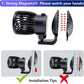 CONQUERALL 660-4700GPH 28W DC 24V Energy Saving Large Flow Wave Maker Controllable Multi Wave Suit for Marine Aquarium Tropical Fish and Reef Tank