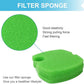 Aquarium Canister Filter Pads Sponges (9 pcs) Replacement for SUNSUN HW-304B/404B/704B/3000 CF500 Filter Pads Bio Sponges