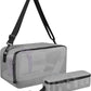 Beautyflier Pet Grooming Supplies Organizer, Protective Tote Bag Case for Pet Grooming Kit & Vacuum Suction Dogs Cats Hair, Travel Pouch Bag for Pet Dog Grooming Vacuum Kit, Bag Only (Gray)